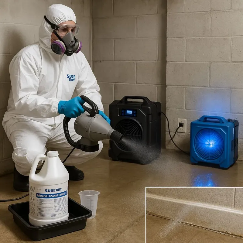 Sanitization and Odor Removal process in Ingalls Park, IL